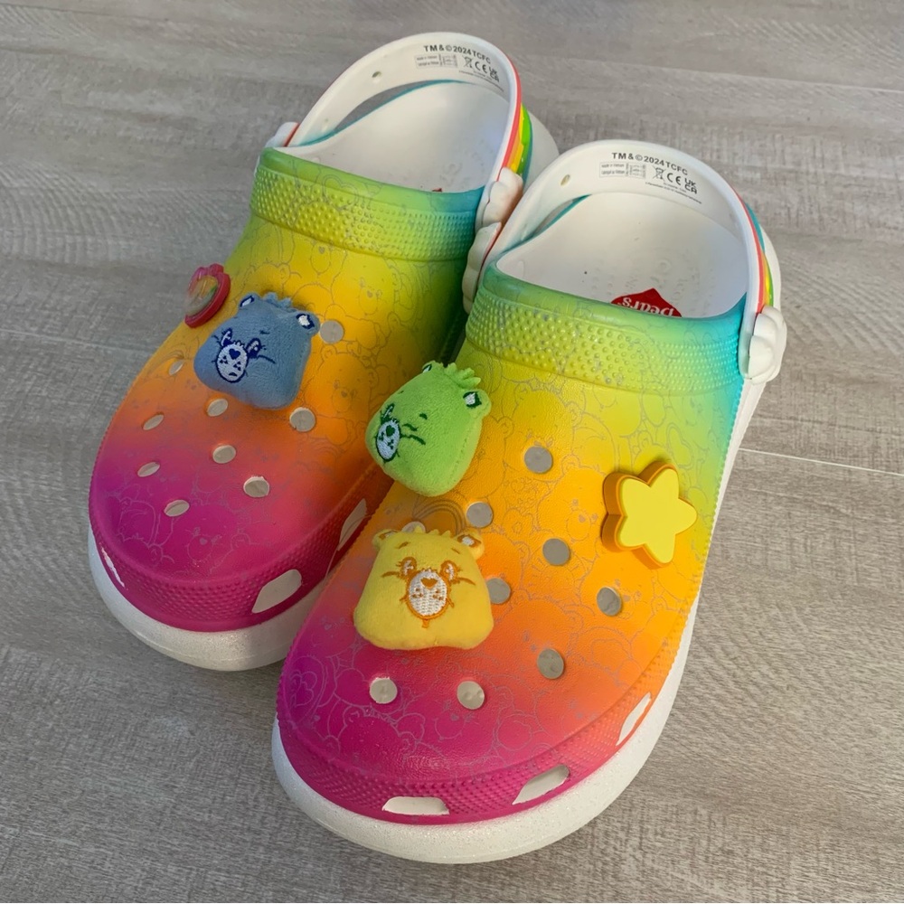 Crocs x Care Bears Classic Crush Clog Womens Size 12